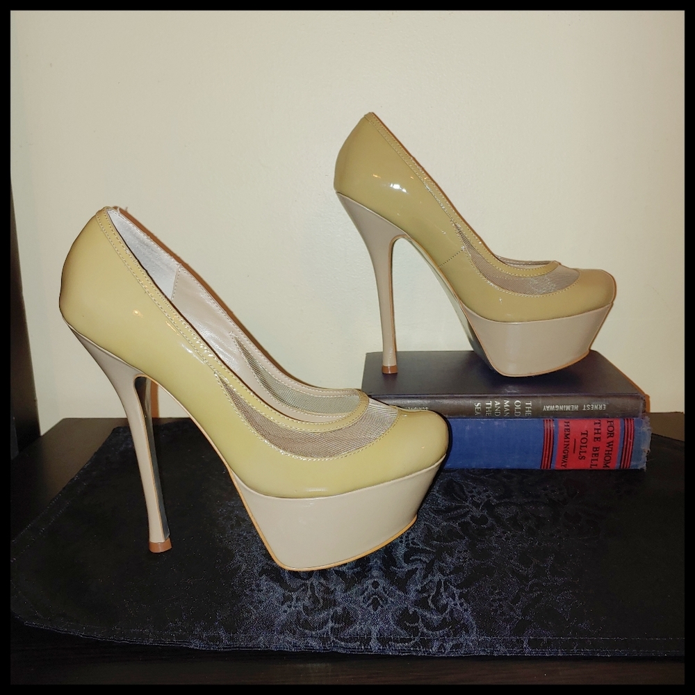 H by Halston Platform Pumps